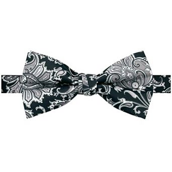 Jacob Alexander Men's English Paisley Pre-Tied Adjustable Bow Tie