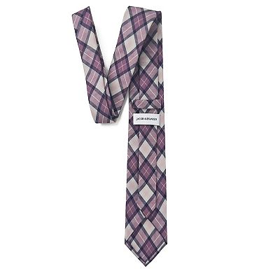 Jacob Alexander Men's Picnic Plaid Neck Tie - 2.5" Slim Width