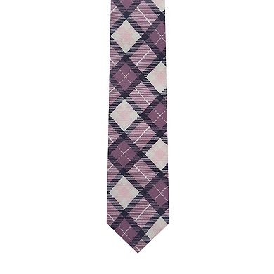 Jacob Alexander Men's Picnic Plaid Neck Tie - 2.5" Slim Width