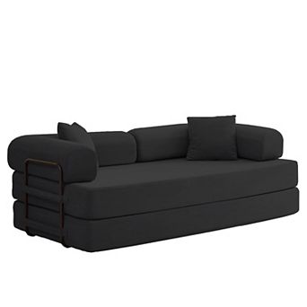 78.7"W Convertible Folding Mattress Couch