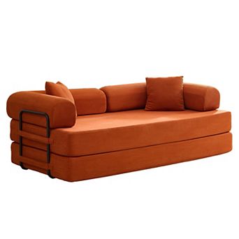 78.7"W Convertible Folding Mattress Couch