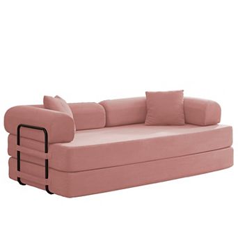 78.7"W Convertible Folding Mattress Couch