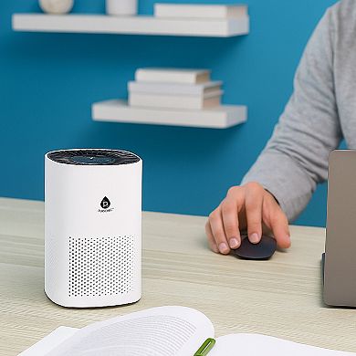 Pursonic Purify & Relax Home Wellness Bundle - HEPA Air Purifier & 6 Pack of Pure Essential Oils