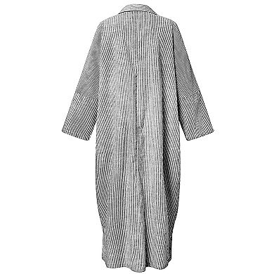 Striped Long Sleeve Maxi Dress for Women