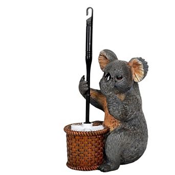 Cute Koala Toilet Brush Holder Set For Bathroom, Flexible, Durable, Stylish