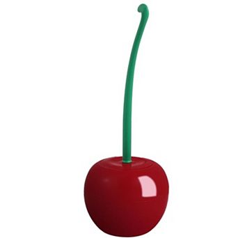 Cherry Toilet Brush, Toilet Bowl Cleaners Brush and Holder, Unique fruit Bathroom Decor