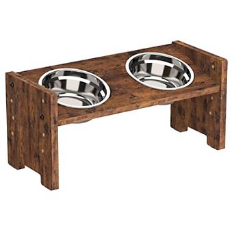 Elevated Dog Bowls, Adjustable Raised Dog Bowl Stand for Small Puppy and Cats