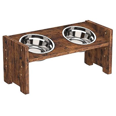 black iron dog bowl stand Triple Bowl Metal Dog Feeder main image 1