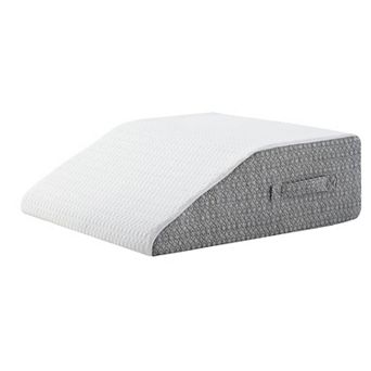 Leg Pillow for Elevation Support, 24"x22"x8" Memory Foam Cushion with Patterned Polyester Cover