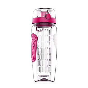 32oz Juice Infuser Water Bottle Flip Top Lid for Sport & Outdoor Use