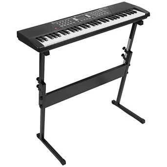 61-Key Digital Music Keyboard for Kids with Microphone & Stand