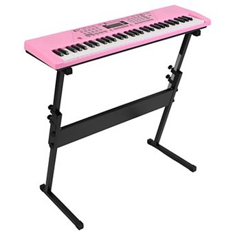 61-Key Digital Music Keyboard for Kids with Microphone & Stand