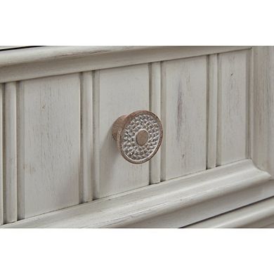 Beach Comber Chest - Weathered White - Sand Top