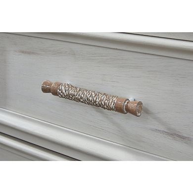 Beach Comber Chest - Weathered White - Sand Top