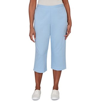 Women's Alfred Dunner Everyday French Terry Flat Front Capris