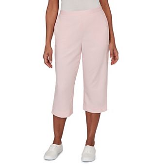 Women's Alfred Dunner Everyday French Terry Flat Front Capris
