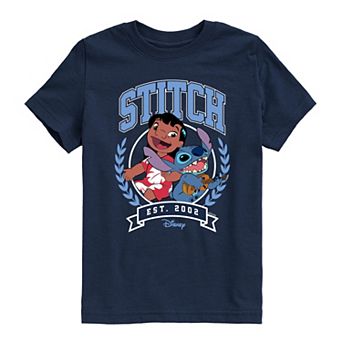 Boys 8-20 Disney's Lilo & Stitch Collegiate Est. 2002 Graphic Tee