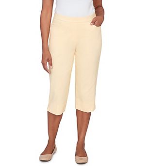 Petite Alfred Dunner Pastel Millenium Allure Clamdigger Pants