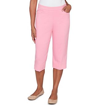 Petite Alfred Dunner Pastel Millenium Allure Clamdigger Pants