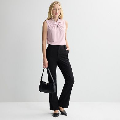 Women's Nine West Neck Twist Detail Top