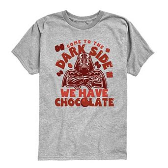Boys 8-20 Star Wars Come To The Dark Side We Have Chocolate Graphic Tee