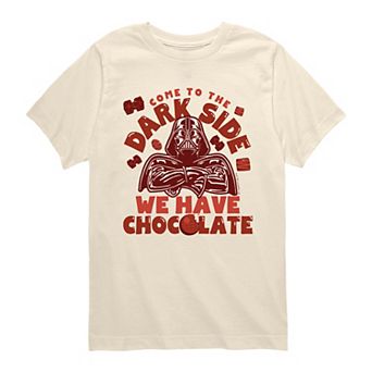 Boys 8-20 Star Wars Come To The Dark Side We Have Chocolate Graphic Tee