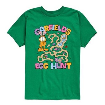Boys 8-20 Garfield's Egg Hunt Graphic Tee