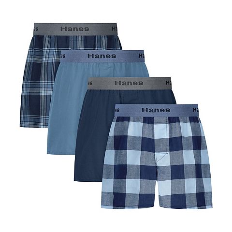 Детские трусы-боксеры Hanes Ultimate хлопковые, 4 шт