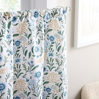 Curtainworks Lena Floral Tier Curtain Set