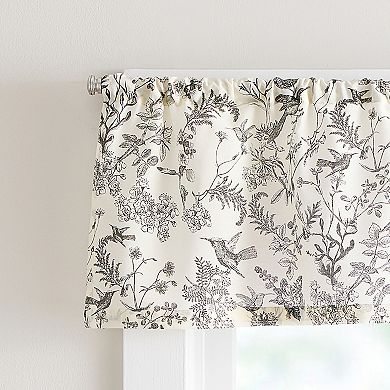 Curtainworks Hummingbird 3-pc. Valance & Tier Set