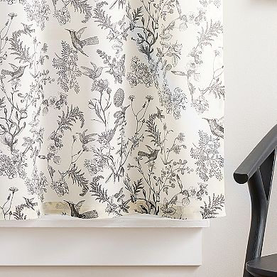 Curtainworks Hummingbird 3-pc. Valance & Tier Set