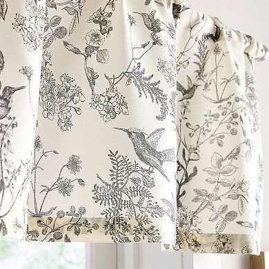Curtainworks Hummingbird 3-pc. Valance & Tier Set
