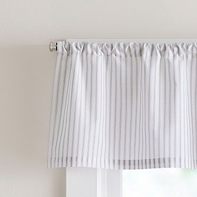 Curtainworks James 3-pc. Valance & Tier Set