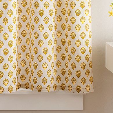 Curtainworks Kiara 3-pc. Valance & Tier Set