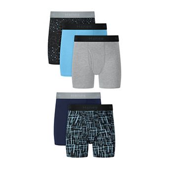 Boys 6-18 Hanes® 5-Pack Ultimate® Cotton-Stretch Boxer Briefs
