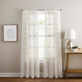 Curtainworks Harbor 2 pk Light-Filtering Window Curtain Panels
