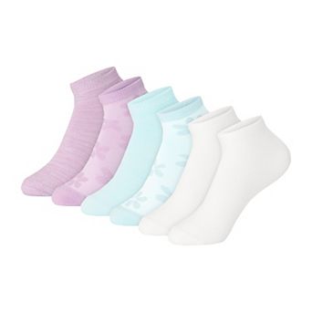 Girls 4-16 Hanes® Ultimate 6-Pair Pure Comfort Ankle Socks