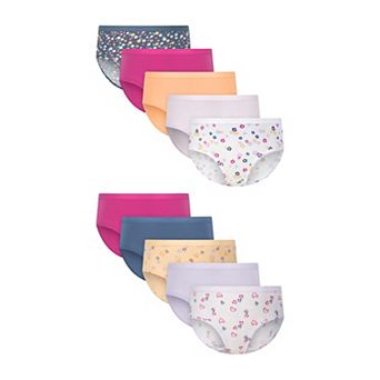 Girls 6-14 Hanes® 10-Pack Ultimate® Cotton Stretch Briefs