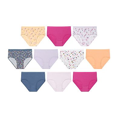 Girls 6-14 Hanes® 10-Pack Ultimate® Cotton Stretch Briefs