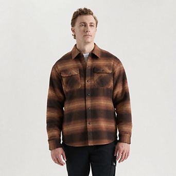 Men's Matix Flannel Sherpa Shacket