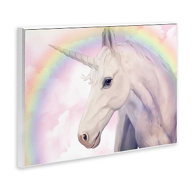 Stupell Home Decor Detailed Unicorn Horse Horn Wall Art