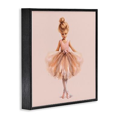 Stupell Home Decor Ballerina Girl Framed Wall Art