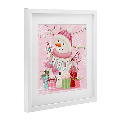 Stupell Home Decor Snowman Joy Wall Art