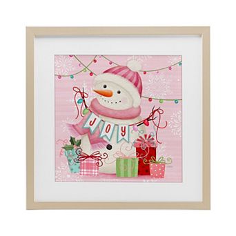 Stupell Home Decor Snowman Joy Wall Art
