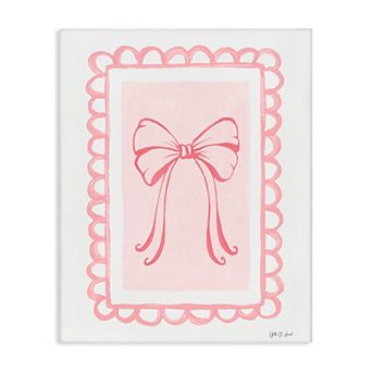 Stupell Home Decor Coquette Keepsake Ribbon Wall Art
