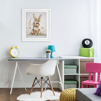 Stupell Home Decor Whimsical Baby Rabbit Wall Art