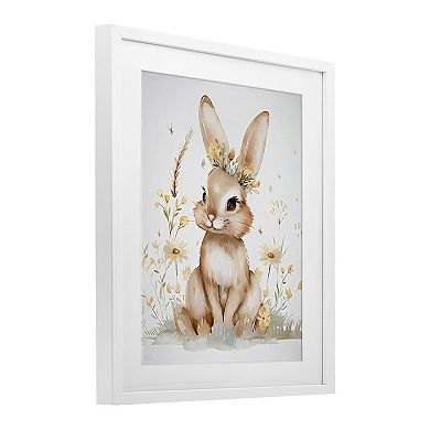 Stupell Home Decor Whimsical Baby Rabbit Wall Art