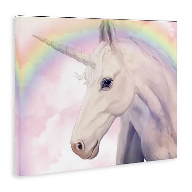 Stupell Home Decor Detailed Unicorn Horse Horn Wall Art