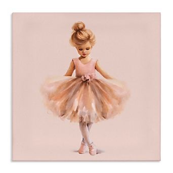 Stupell Home Decor Ballerina Girl Canvas Wall Art
