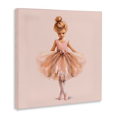 Stupell Home Decor Ballerina Girl Canvas Wall Art